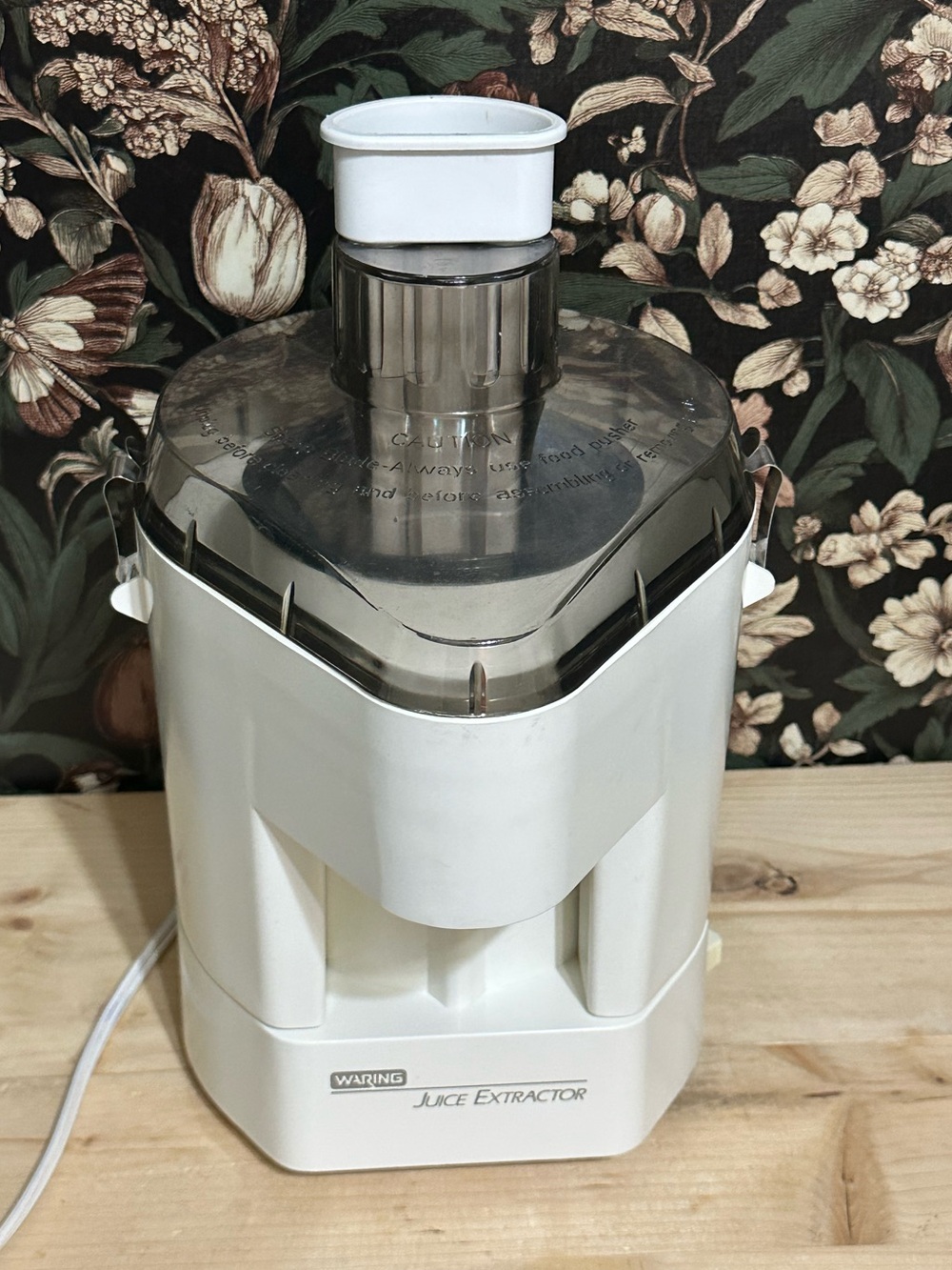 Vintage Waring Juice Extractor Model 11JE13 Almond Complete & Working